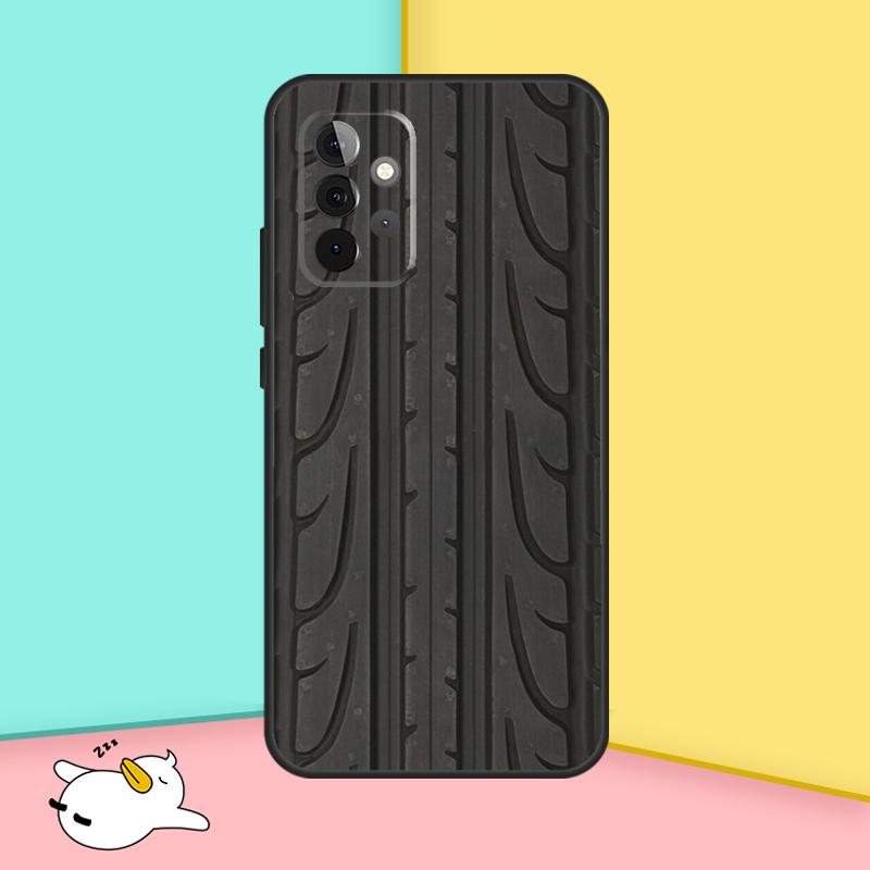Tire Tread Wheel Case For Samsung Galaxy A16 A06 A26 A36 A56 A53 A32 A52 A33 A13 A55 A35 A15 A14 A34 A54 A17