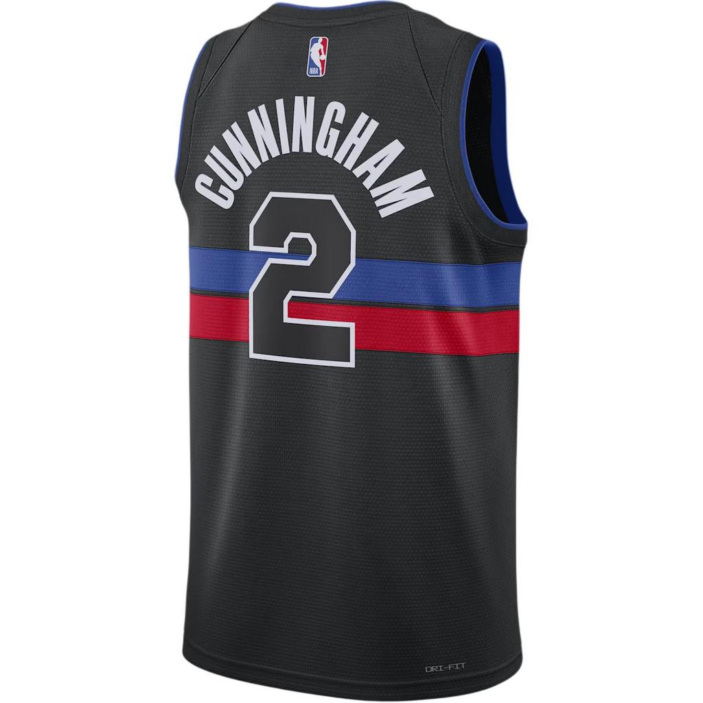 Jordan Dri-FIT NBA Swingman Кейд Каннингем 2024/25 Statement Edition Круглый вырез Без рукавов Баскетбольная майка Мужская майка FQ4718-010