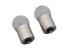 POSH 090385-10 Motorcycle Supplies Turn Signal Valve Set (2 Pieces) 21W Single Bulb, G18 Type Bulb, Clear