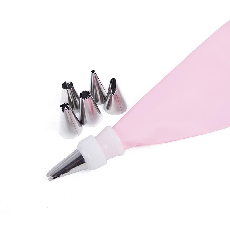 8 шт./компл., силиконовая глазурь, крем, кондитерский мешок + набор насадок из нержавеющей стали, сделай сам, украшение торта