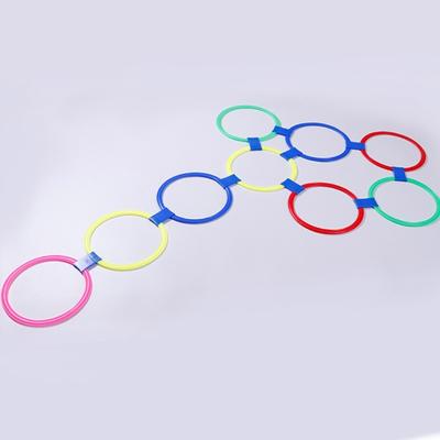 Детские гибкие тренировочные обручи для тела, игрушка для сенсорного развития, классики с соединителями для игр на открытом воздухе, 10 колец