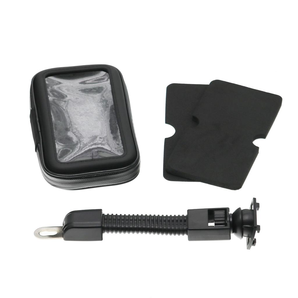 LMoDri мотоциклетный держатель для телефона, сумка, водонепроницаемый сенсорный экран, плавный поворот на 360 градусов, держатель для сотового телефона