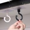 Крюк, вращающийся на 360 градусов, без сверления, без следов, крюк для подвески потолка на крыше