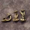 Copper Backflow Incense for Burner Buddha Hand Lotus Incense Base Elegant Incense Holder for Home Yoga Aromatherapy Relaxation