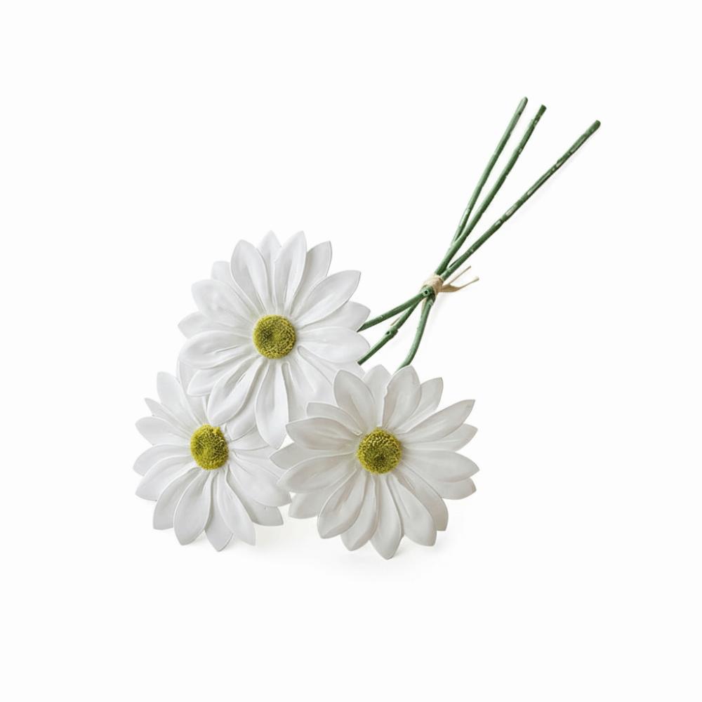 3PCS/Bundle Multicolor Daisy Artificial Flower 3D Printed Floral Arrangement Simulation Flower Chrysanthemum Photo Props