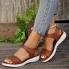 Slope Heel Big Size Low Heel Sandals Summer New Shoes
