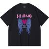 Хлопковая футболка плотностью 230 г/м² 100% Хлопок Heavy Metal Футболка с принтом рок-группы Популярная музыка Унисекс Тяжелая хлопковая футболка