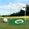 Чашка для патта для гольфа Вспомогательные средства для тренировки патта для гольфа с флажком Диск для патта для гольфа Тренировочные лунки Инструмент для помощи для мужчин и женщин
