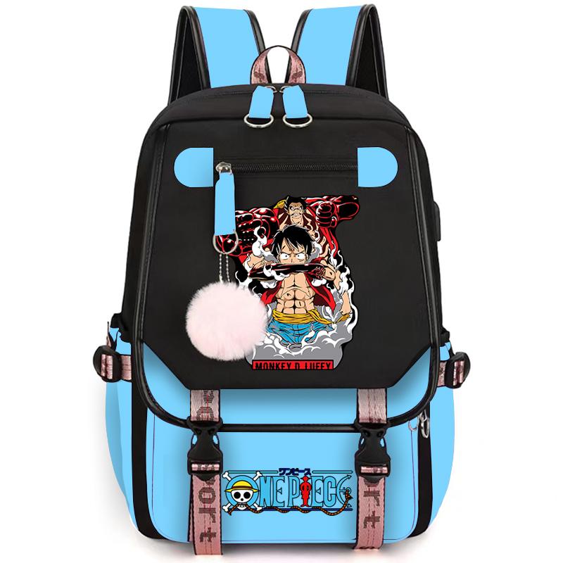 Аниме One Piece унисекс универсальный рюкзак водонепроницаемый рюкзак для студентов ежедневная сумка для книг для детей подарки для мужчин и женщин дорожная сумка для отдыха Mochila