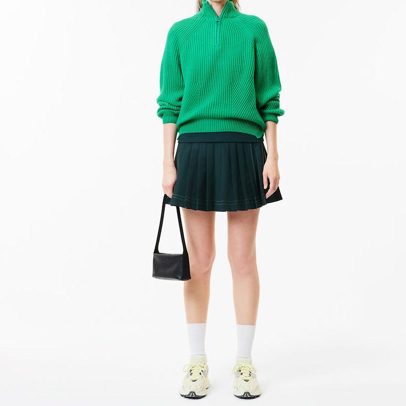Lacoste Классическая Мода Минималистичная Однотонная Кожаная Сумка-тоут Через Плечо Маленькие Женские Сумки Черный NF4532IE000