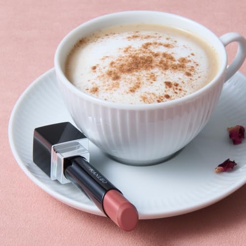 KANEBO Rouge Star Vibrant V16 Lipstick, Rose Chai Rosewood, Smudge-Resistant, Dewy Shine, Maintains Healthy Color