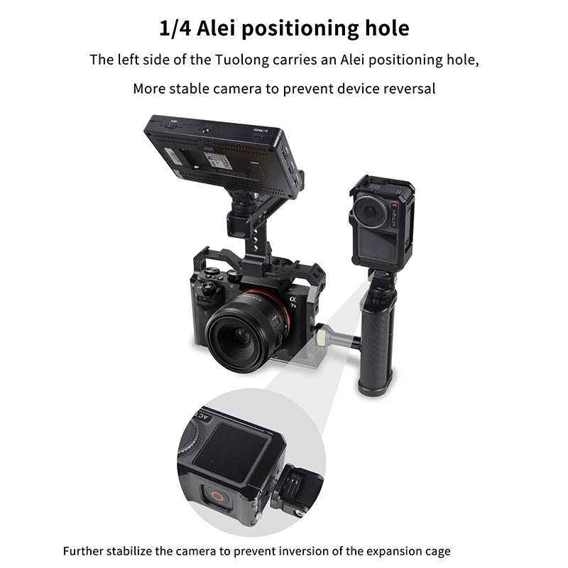 Спортивная камера металлическая защитная рамка для клетки кролика Dji Action 5 Pro/4/3 быстросъемное крепление для камеры Dji Action 5 Pro