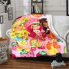 1pc Princess Strawberry6 Blanket, Gift, for Men and Women, Soft Blanket, Good for Sofa Bed Couch Travel, Lightweight Flannel Blanket