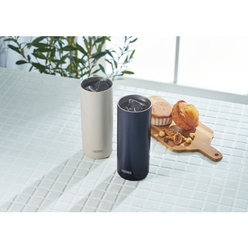 Thermos Vacuum Insulated Tumbler, 600ml, Stone White, JDW-600C STW (Lightweight Model)