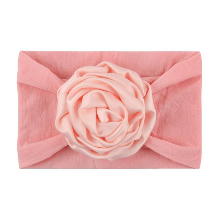 PL Accessories Headband with Flowers Baby Girls Kid Hair Band Mesh Headband Plus Chiffon Flower Baby Headband Kids Nylon Bows