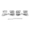 2set Easy To Install Downspout Flip-Up Hinge Rain Water Gutter Hinge  For Gutter System