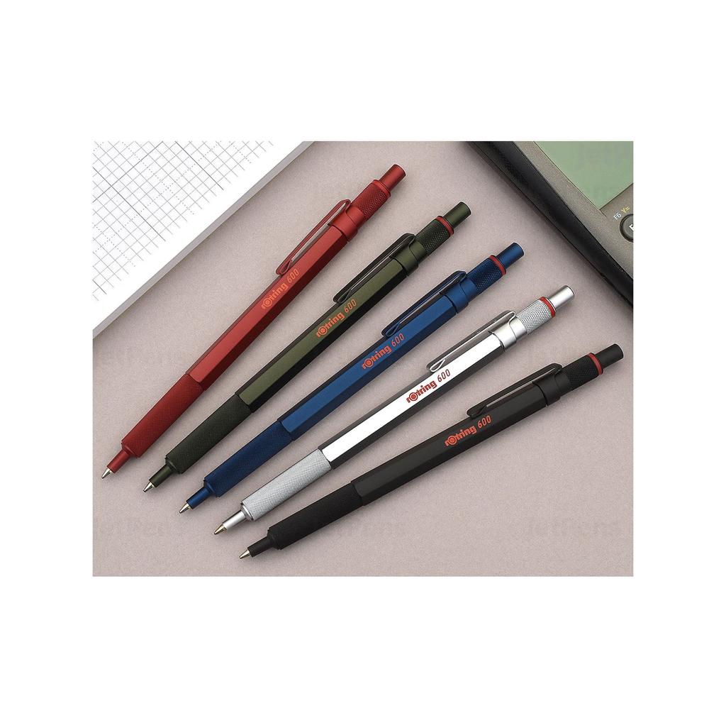 Ручка шариковая Rotring Iron Официально импортированная, на масляной основе, 600 мл, Синяя, 2114262,