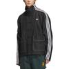 adidas Оригинальная джинсовая модная мягкая удобная свободная куртка унисекс, черная куртка JW1969