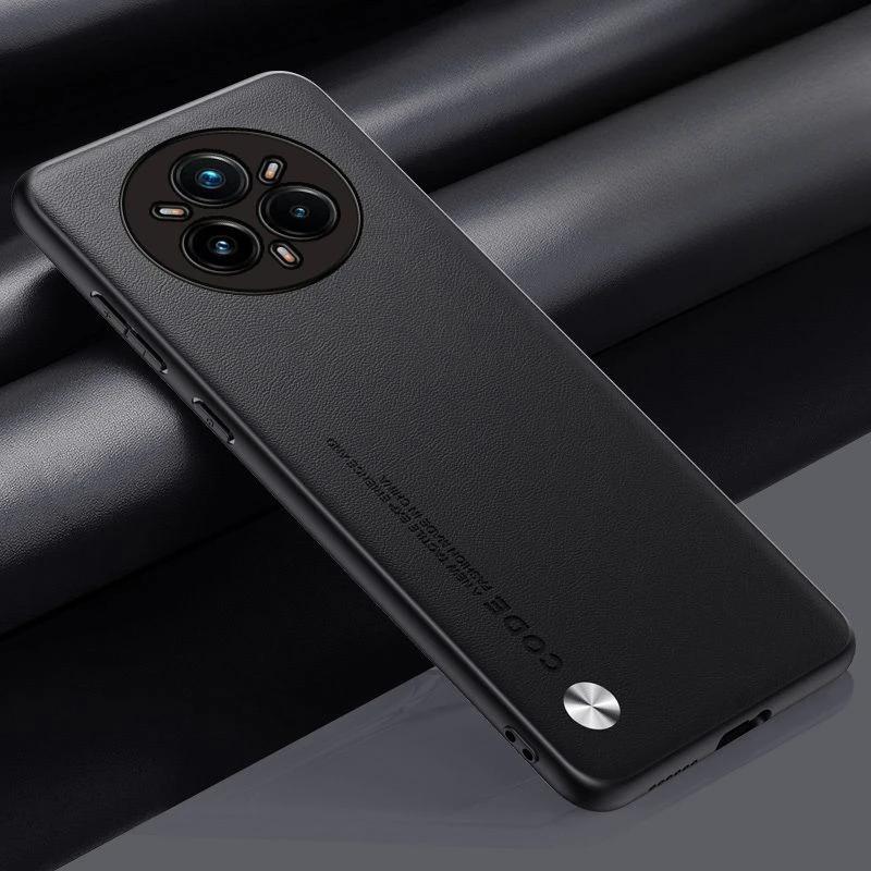 Для Realme 14 Pro Plus чехол простой PU кожаный силиконовый TPU защитный чехол для камеры для Realme 14X 14Pro + 13 Plus ударопрочный жесткий бампер