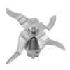 Stainless Steel Blender Blade with Measuring Cup Lid Juicer Mixer Replacement Part for Vorwerk