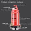 Wireless DC Submersible Pump Remote-Controlled Outdoor Rechargeable Lithium Battery Water Pump Electric Water Pump