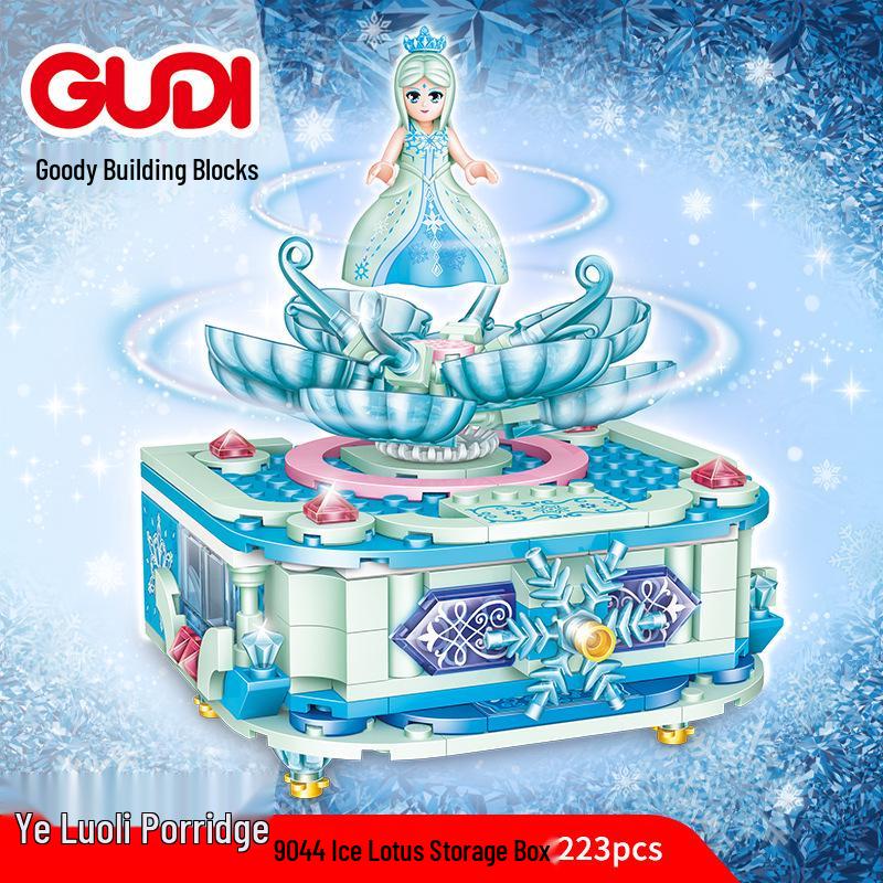 Genuine Ye Luoli Building Blocks Educational Toy for Girls - Small Particle Castle Puzzle