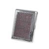 10cm Portable Metal Cigarette Case with Mirror - Double-Sided, Fashionable Smoking Set