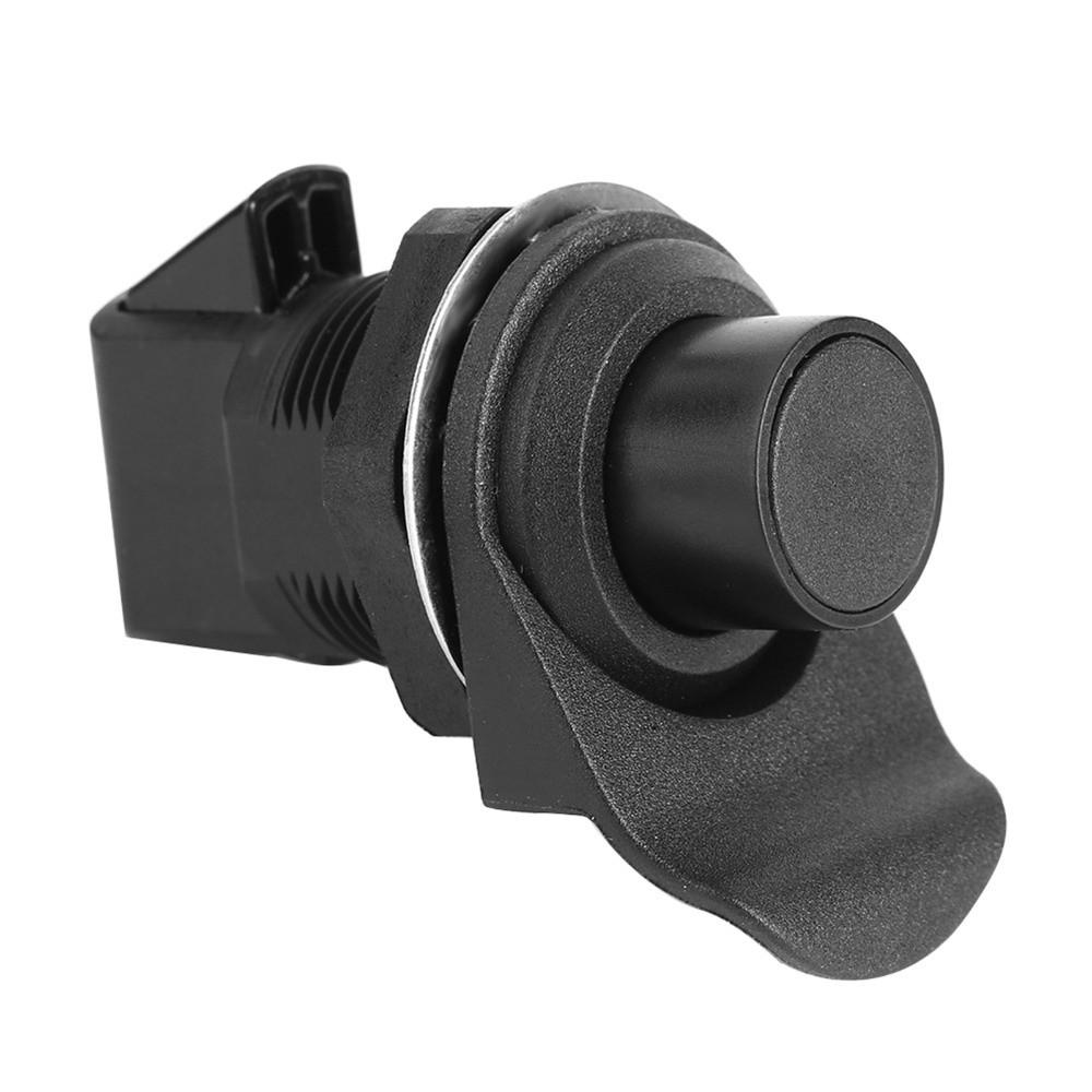 Easy Installation Marine Latch Boat Door Latch Plastic Push To Close Latch Black Push Button Latch Push button lock