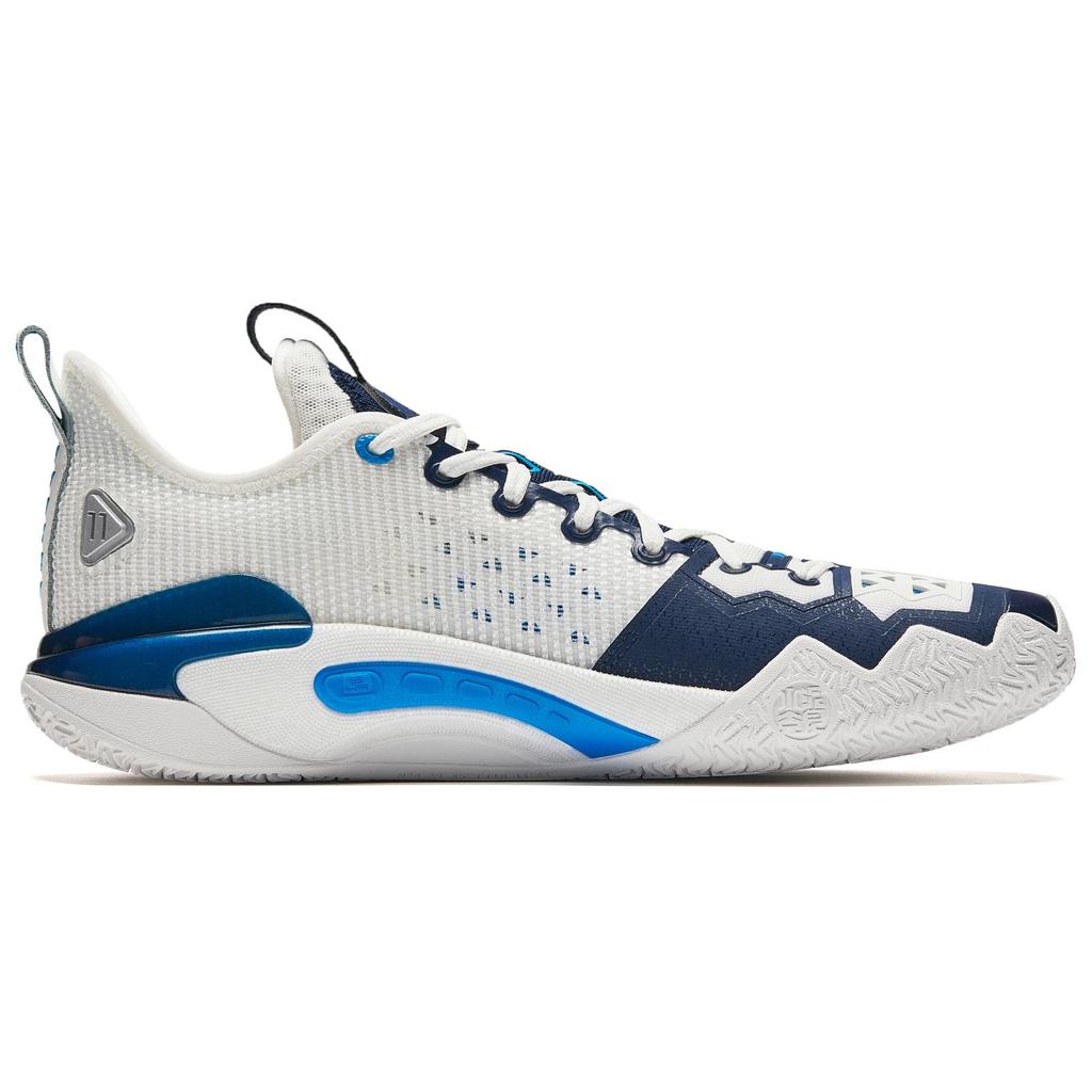 Anta Shock Wave 5 Pro Kyrie Irving Dallas мужские кроссовки белые синие 112421111S-5