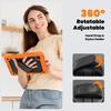 Silicone Hybrid PC Tablet Case With Shoulder Strap For Samsung Galaxy Tab A11 / A9, Kickstand Raised Camera Anti-Scratch Cover