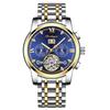 Новые классические мужские механические часы Tourbillon швейцарского производства, календарь, полностью автоматические, водонепроницаемые, многофункциональные, скелетон, люминесцентные, агрессивный дизайн
