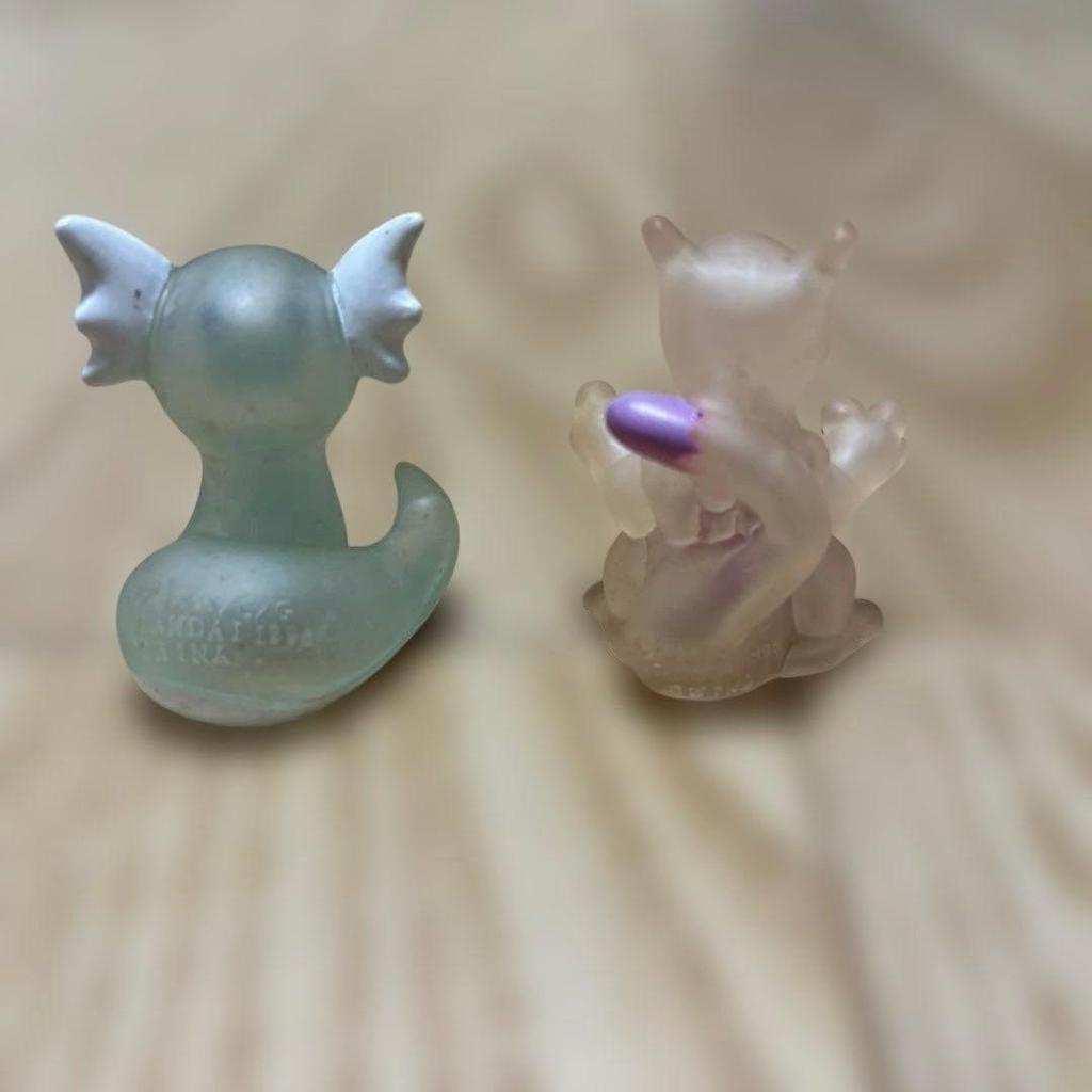 Pokemon Kids Clear Finger Puppet Figure Set of 11 Surfing Pikachu Gengar Bandai