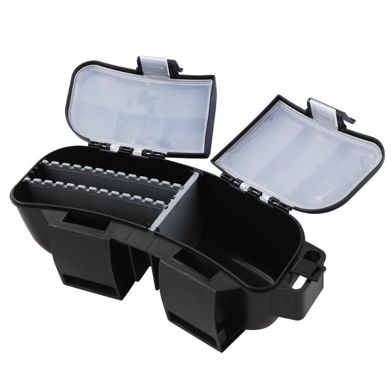 Multi-functional Fishing Gear Box - Portable Storage for Accessories, Lures, and Worms.