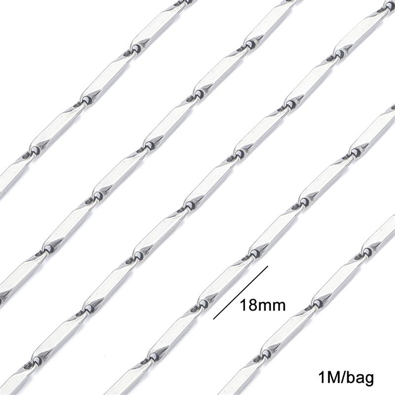 DIY Stainless Steel 304 & Titanium Steel Fine Chain for Keychains, Advertising Display, Bags, and Jewelry.