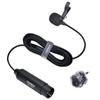 XLR Pin Microphone COMICA XLR Clip Microphone Unidirectional Lavalier Microphone 48V Phantom Power Video Microphone for Video Camera Microphone ZOOM