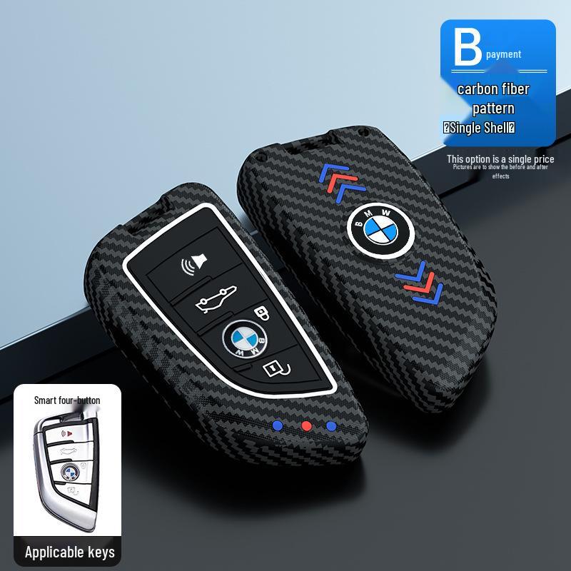 Чехол для ключа-лезвия серий 3, 5, 7 - Светящийся защитный чехол для 320i, пульта 525li и пряжки X3