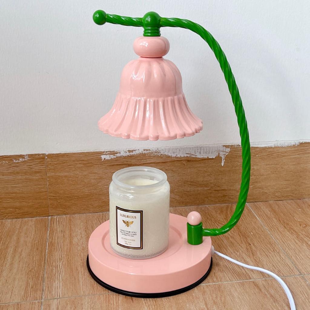 Лампа для подогрева свечей с регулируемой яркостью, бездымная, романтическая, европейская, металлическая, плавящаяся настольная лампа для