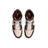 Женские кроссовки Air Jordan 1 Mid SE Cream Dark Chocolate Oatme DO6699-200