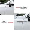 BKPVCT1 Metal Alloy Car Door Fender Blade Decal Badge Car Body Protective Sticker Decal For KIA RIO 2 3 4 5 Xline x line Car Accessories