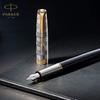 Шариковая ручка PARKER Sonnet Premium Metal Gray PGT Medium Point в подарочной коробке, оригинальный импортный продукт 2119791 и на масляной основе