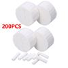 200pcs/4bags Dental Cotton Roll Surgical Cotton Rolls 100% Cotton High Absorbent Dentist Material Teeth Whitening Product