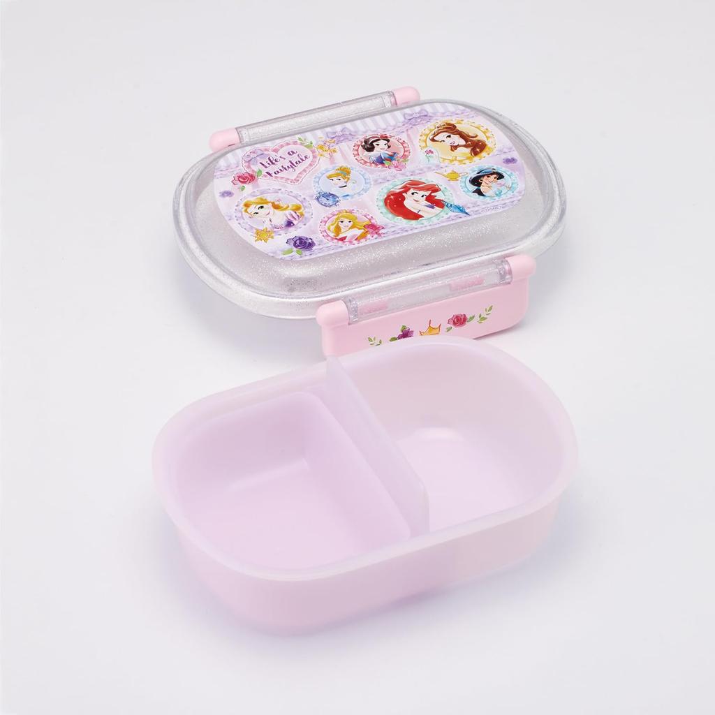 Skater Bento Lunch Made in Disney Children's Box, 360ml, Japan, Princess, 26, Girls, QAF2BA-A