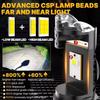 Super Bright Car High Power Led Lens Headlight H4/In-Line Motorcycle Headlight Modified Light P5