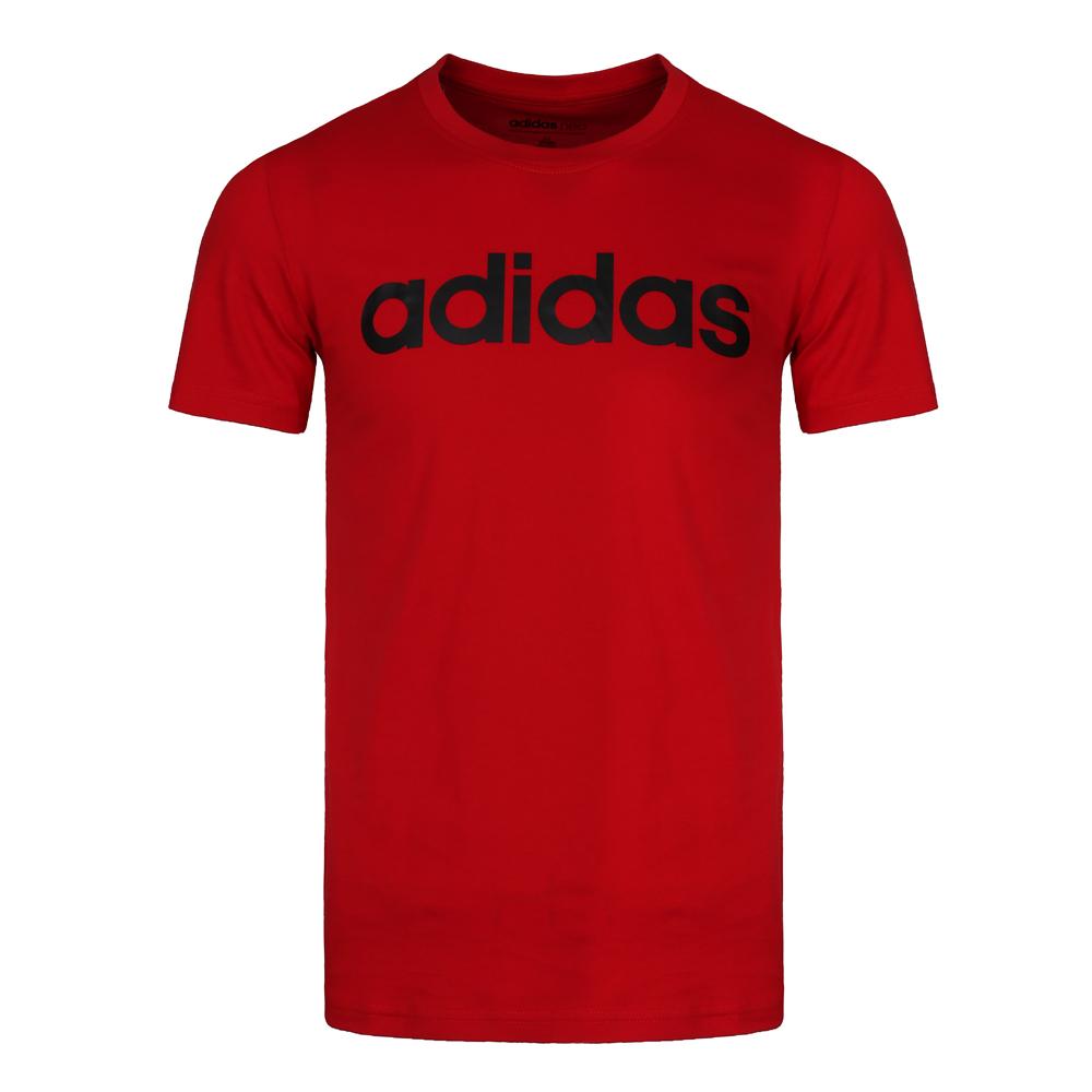 Adidas Neo M CE LOGO TEE T Shirt Men's Red CV9322
