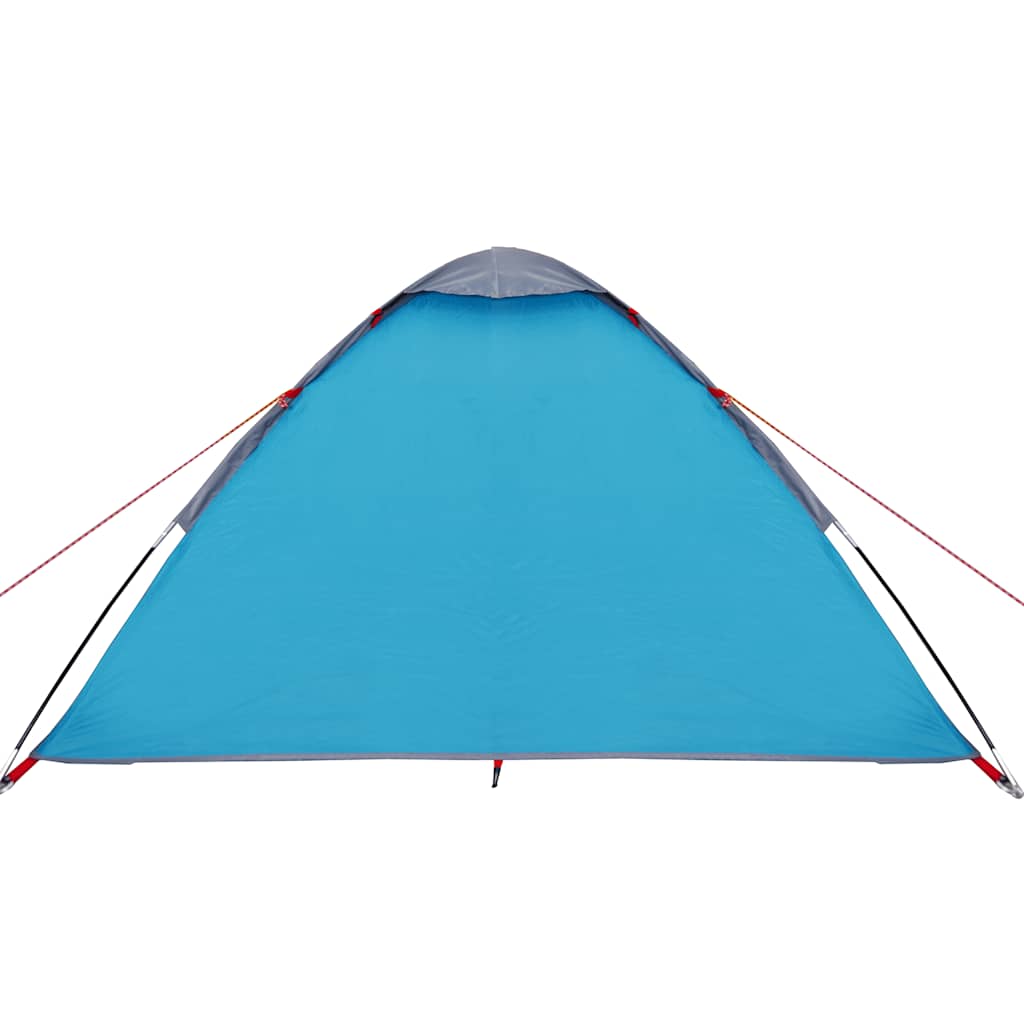 Dome Camping Tent for 2 Persons Blue Waterproof