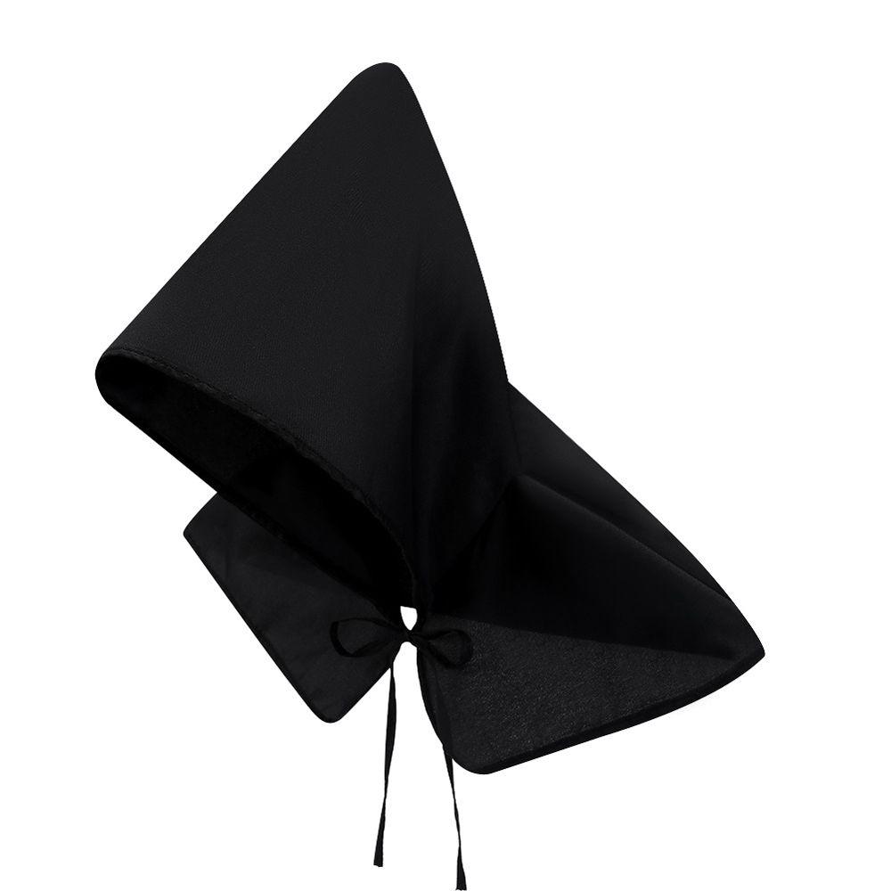 Gothic Cool Men Assassin Unisex Black Hat Cosplay Scary Costumes Headgear Halloween Cloak