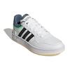 Adidas Hoops 3.0 Low Classic Vintage — белые, синие, мятные мужские кроссовки Cloud-White Core-Black Wonder-White GY4733