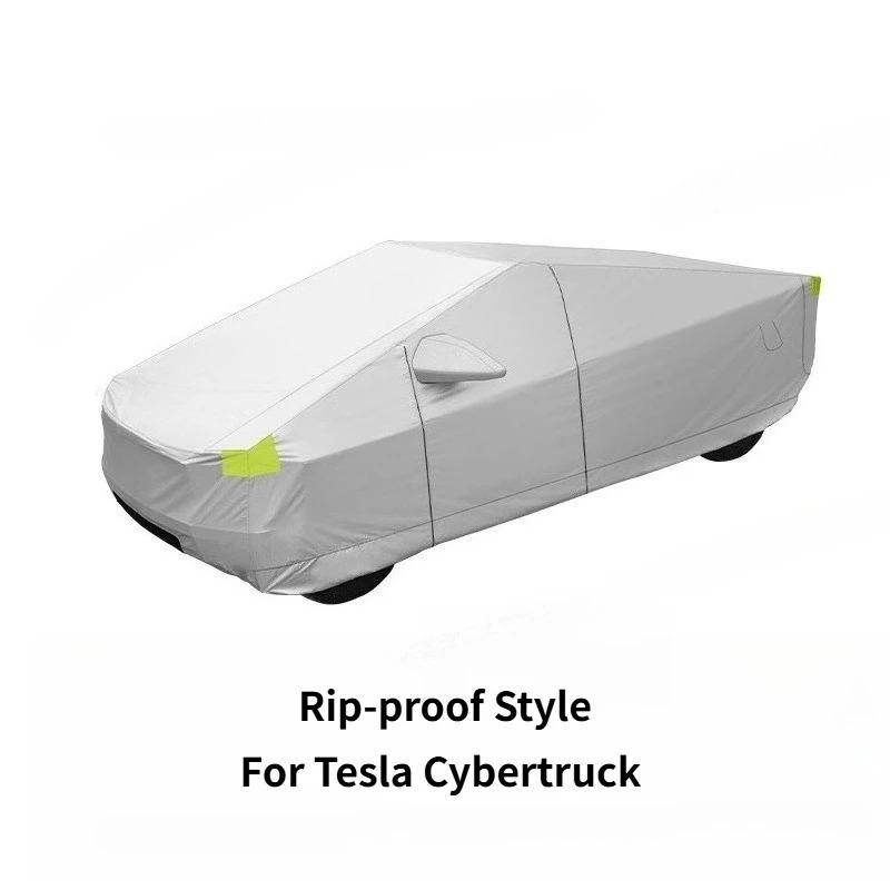 Car Cover for Tesla Cybertruck 2025 Full Car Covers with Reflective Strip Sunscreen Protection Dustproof Waterproof Accessories