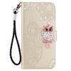 For Samsung Galaxy S24+ Case Rhinestone PU Leather Phone Cover with Wallet Stand