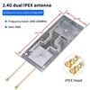 1Pcs High Gain 9/12Dbi 2400-2500/5150-5850Mhz Dual Band 2.4G 5.8G Wifi Wireless Router Module Ap Bridge Amplifier Antenna